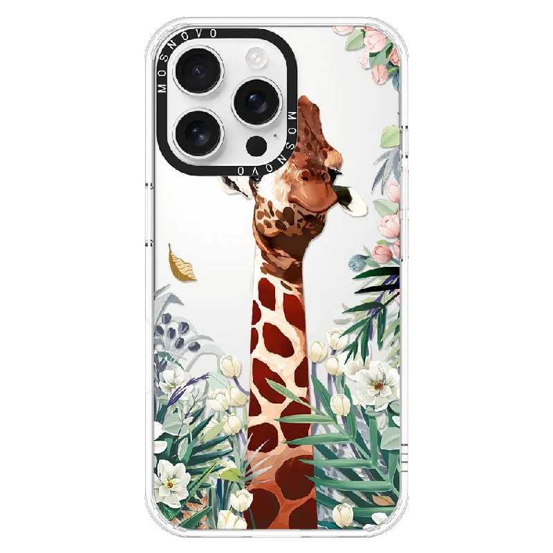 Giraffe Garden Phone Case - iPhone 16 Pro Max Case