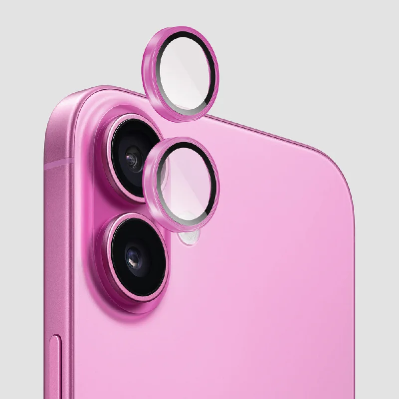 GRIPP Focal Camera Lens Protector 2N1 Compatible with Apple iPhone 16 - Pink