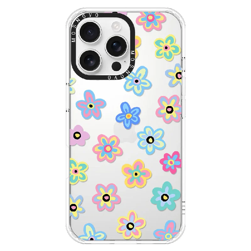 Groovy Flower Phone Case - iPhone 16 Pro Max Case