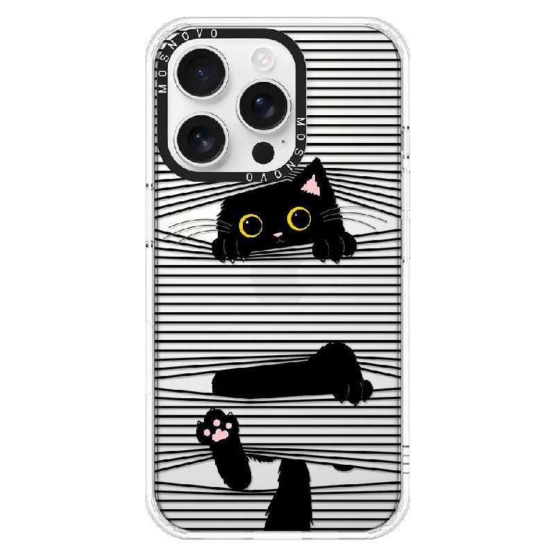 Hidden Black Cat Phone Case - iPhone 16 Pro Case