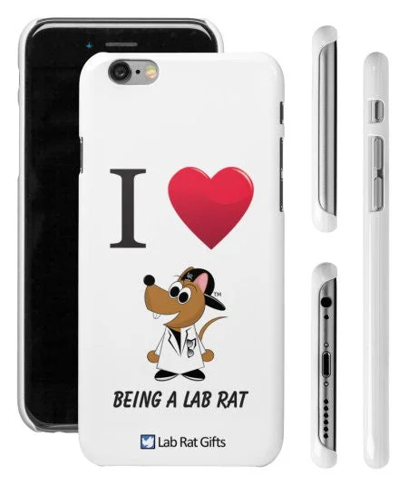 "I ♥ Being A Lab Rat" - iPhone 6/6s Case