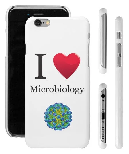 "I ♥ Microbiology" - iPhone 6/6s Case