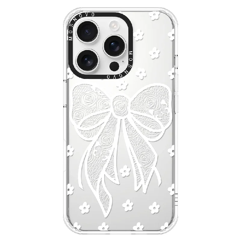 Lacey Bow Phone Case - iPhone 16 Pro Case