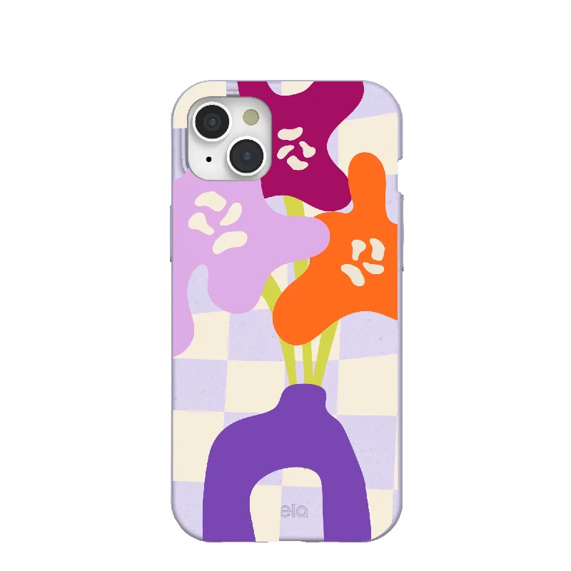 Lavender Bright Blooms iPhone 15 Plus Case