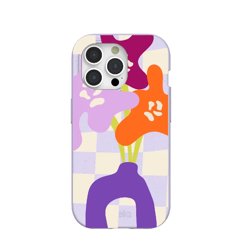 Lavender Bright Blooms iPhone 15 Pro Case