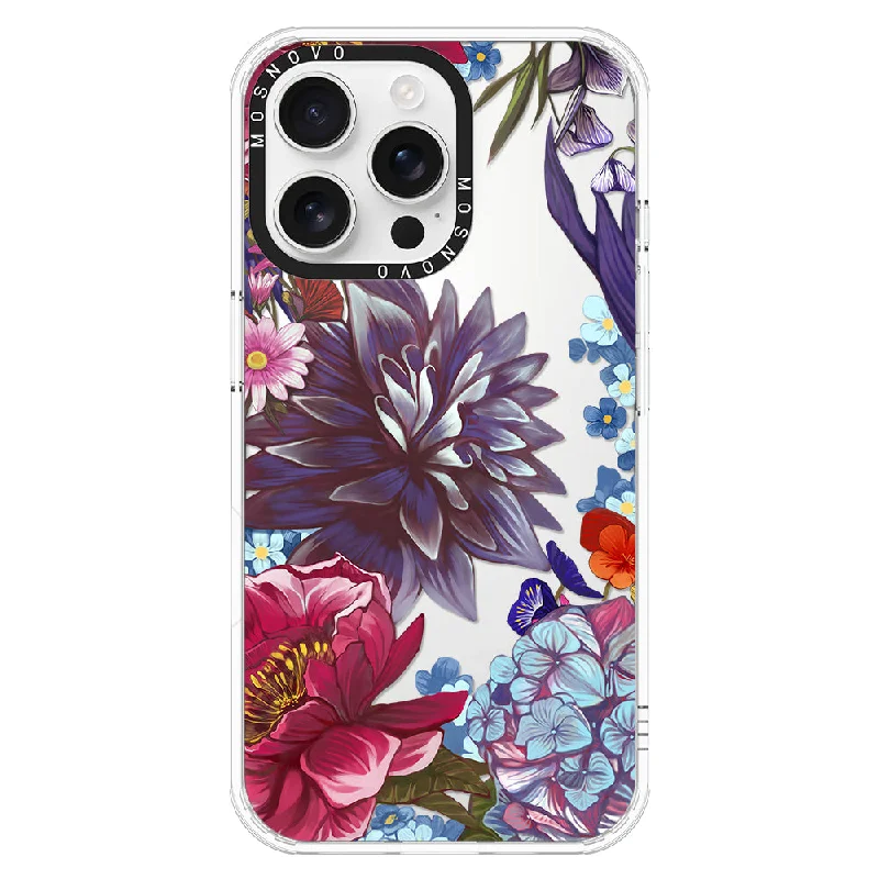 Lilac Floral Phone Case - iPhone 16 Pro Max Case