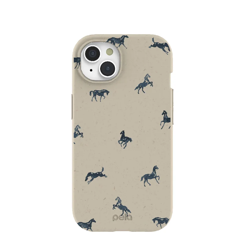 London Fog Mini Horses iPhone 15 Case