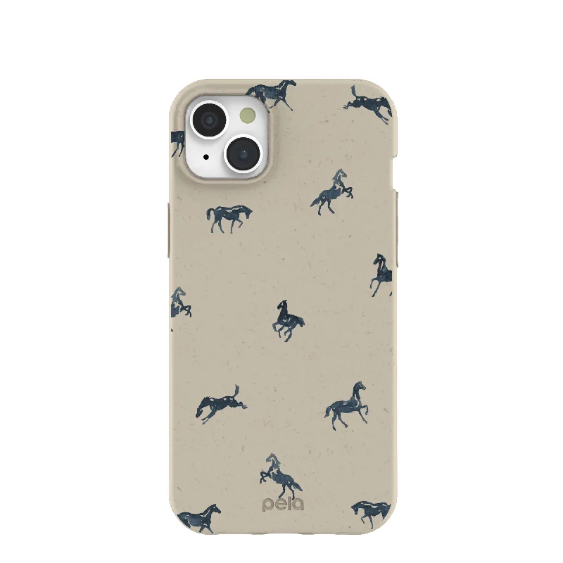 London Fog Mini Horses iPhone 15 Plus Case