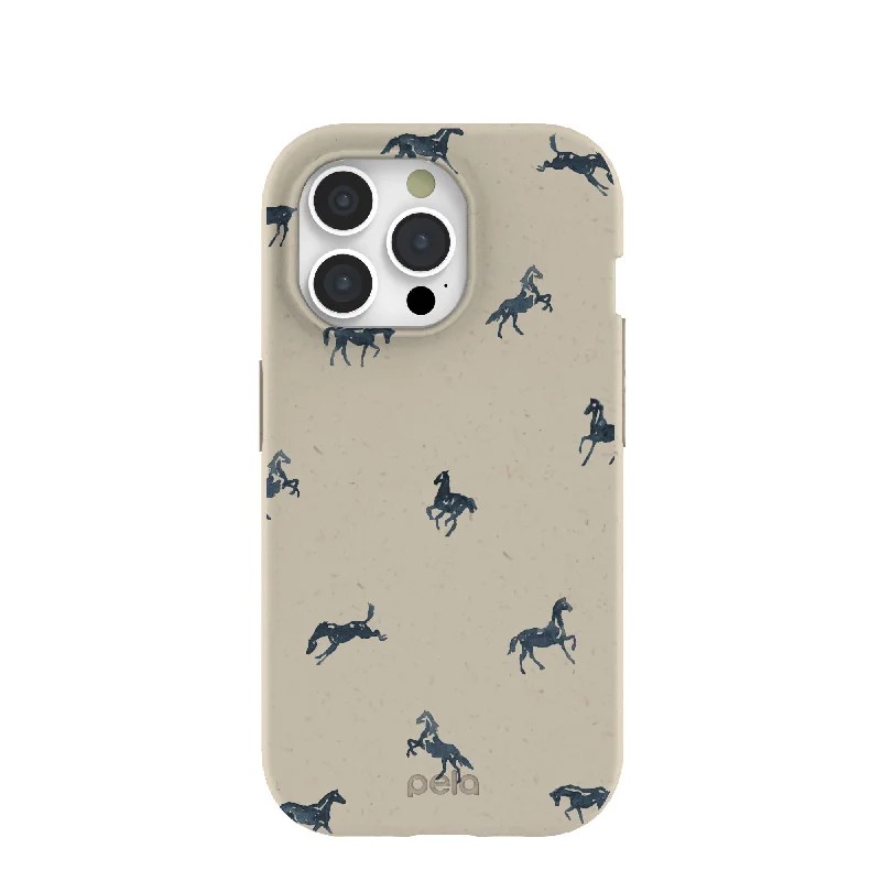 London Fog Mini Horses iPhone 15 Pro Case