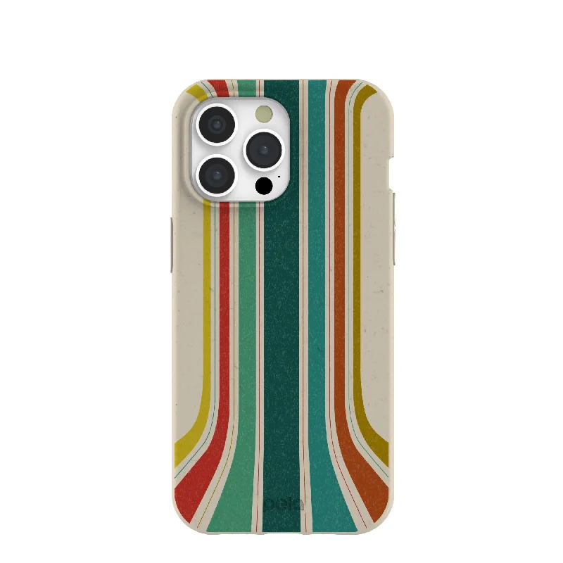 London Fog Retro Lines iPhone 15 Pro Max Case