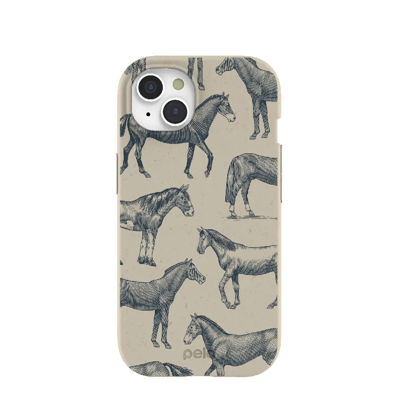 London Fog Vintage Gallop iPhone 15 Case