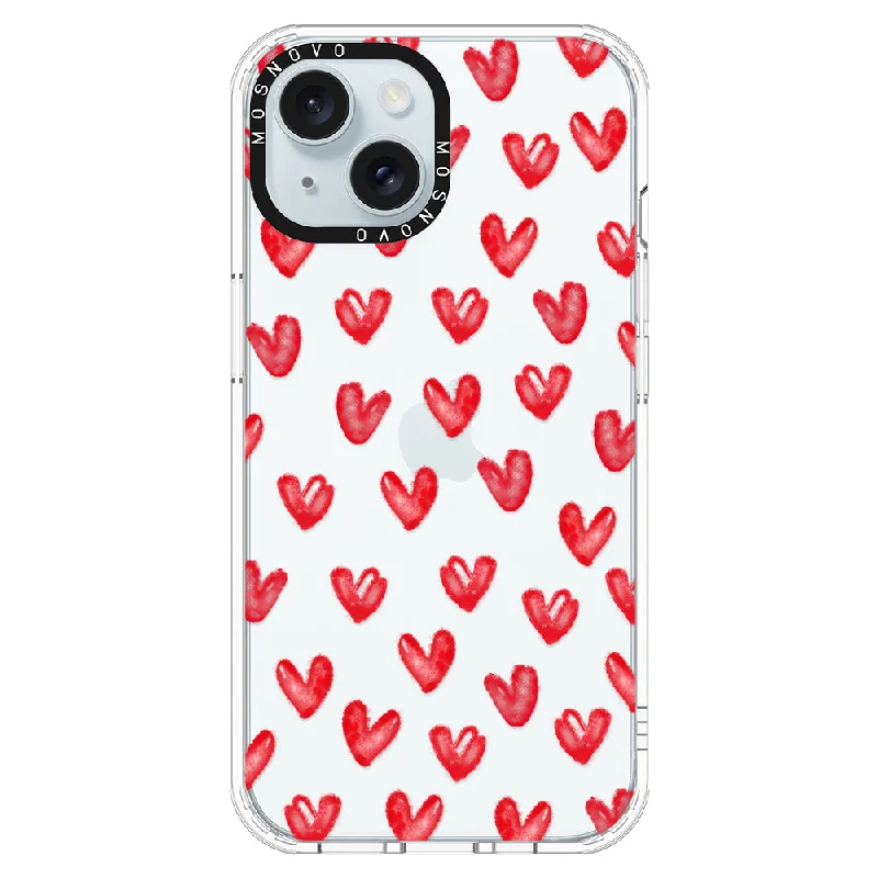 Cute Little Hearts Phone Case - iPhone 15 Case