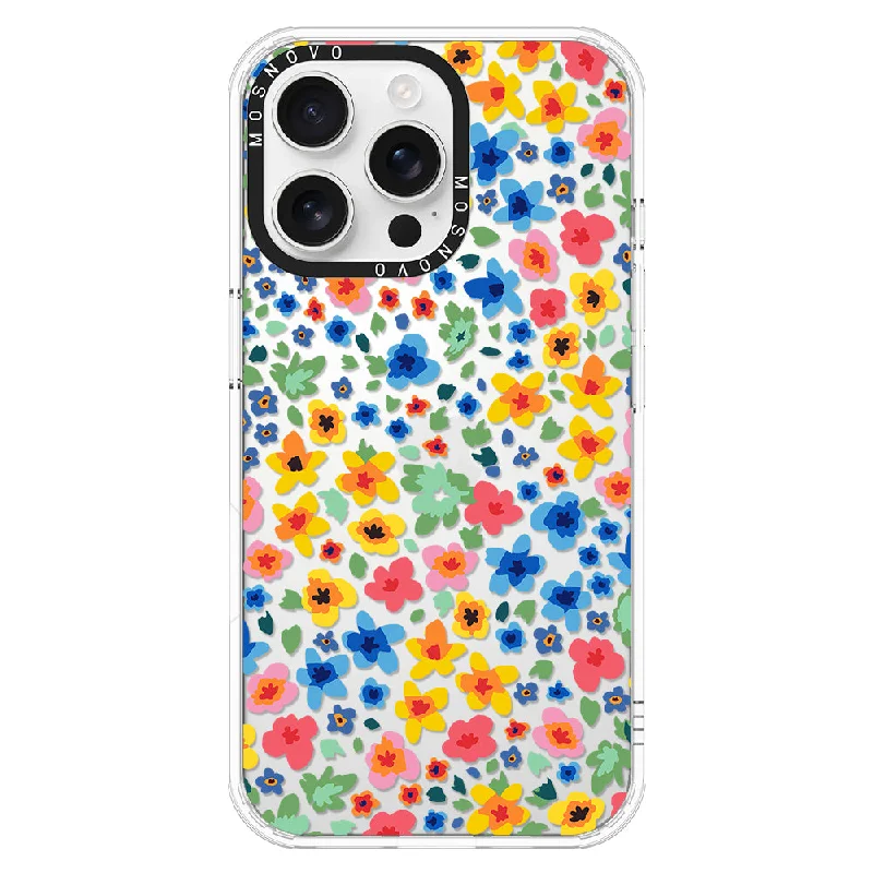 Lovely Floral Flower Phone Case - iPhone 16 Pro Max Case