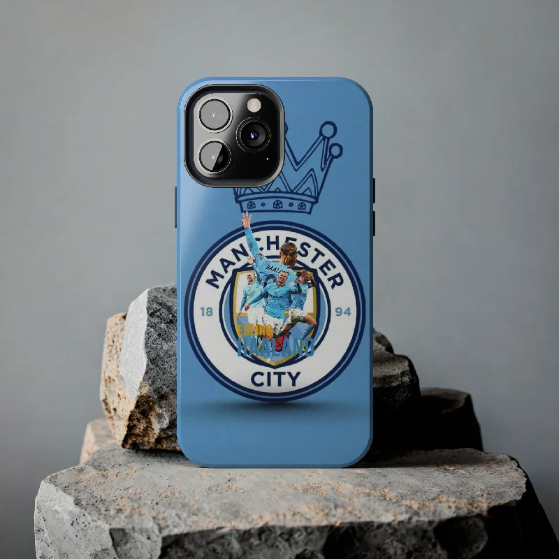 Man City Erling Haaland Tough Phone Cases for iPhone 15 14 13 12 Series