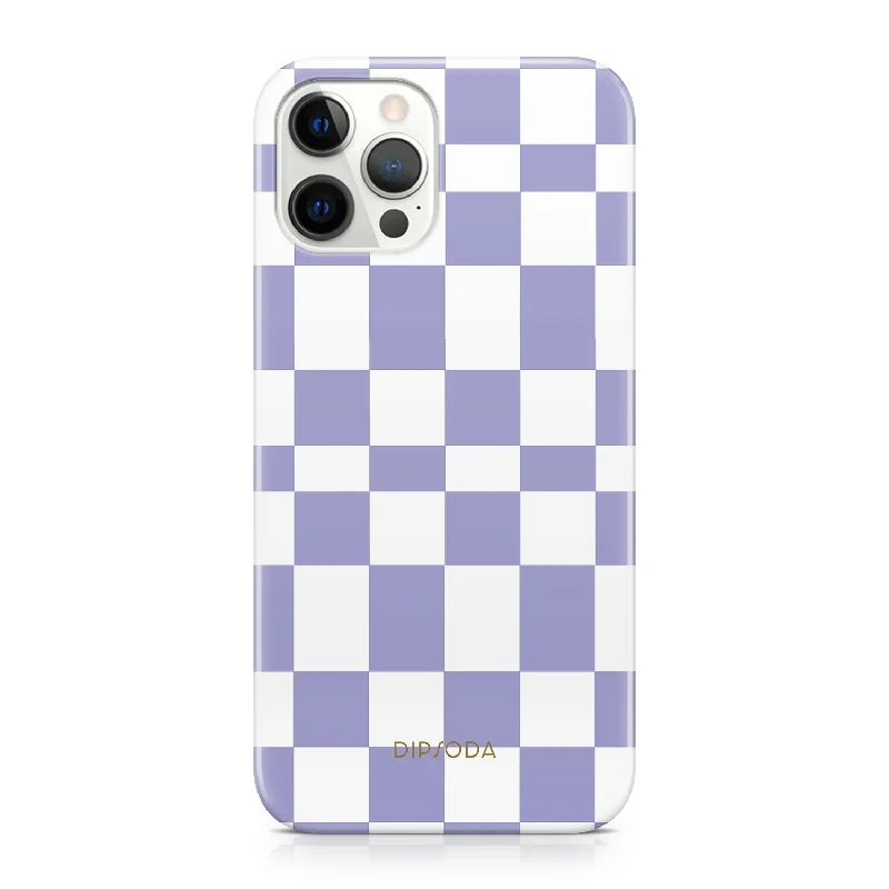 Mauve Checkers Phone Case