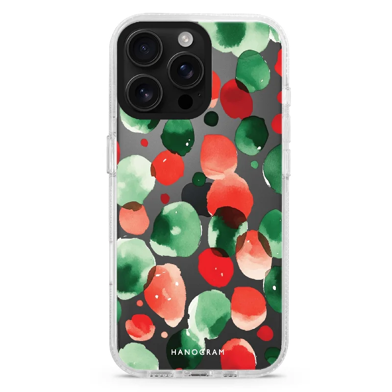 Merry Watercolor Whimsy iPhone Ultra Clear Case