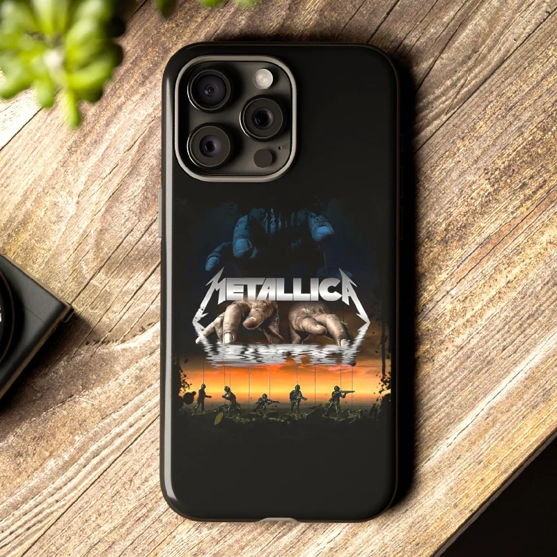 Metallica Master of Puppets High Quality Tough Phone Case for iPhone 15 14 13 12 Series