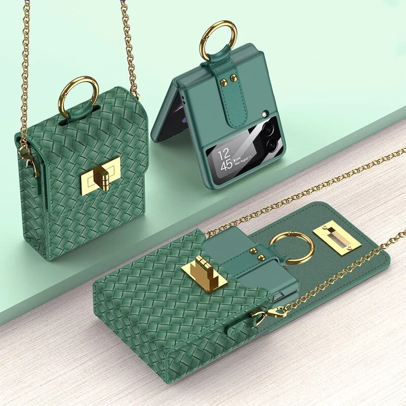 Green Case and Bag