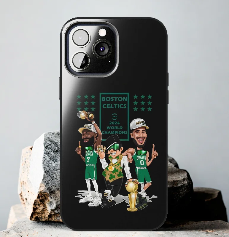 New Boston Celtics 2024 World Champions Tough Phone Case for iPhone 15 14 13 12 Series