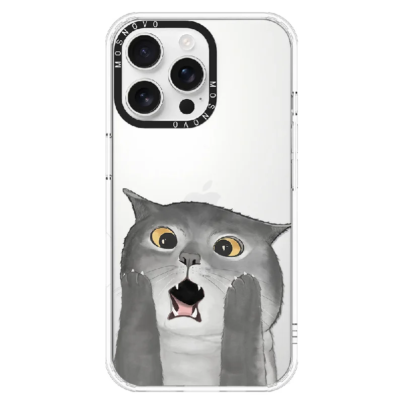 OMG Cat Phone Case - iPhone 16 Pro Max Case