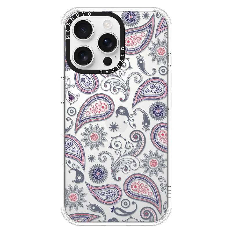 Paisley Phone Case - iPhone 16 Pro Max Case