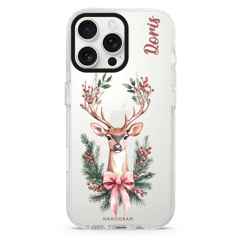 Pastel Deer Whispers iPhone Ultra Clear Case