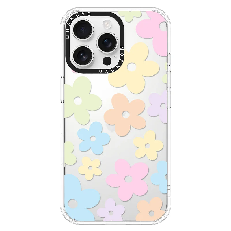 Pastel Flower Phone Case - iPhone 16 Pro Max Case