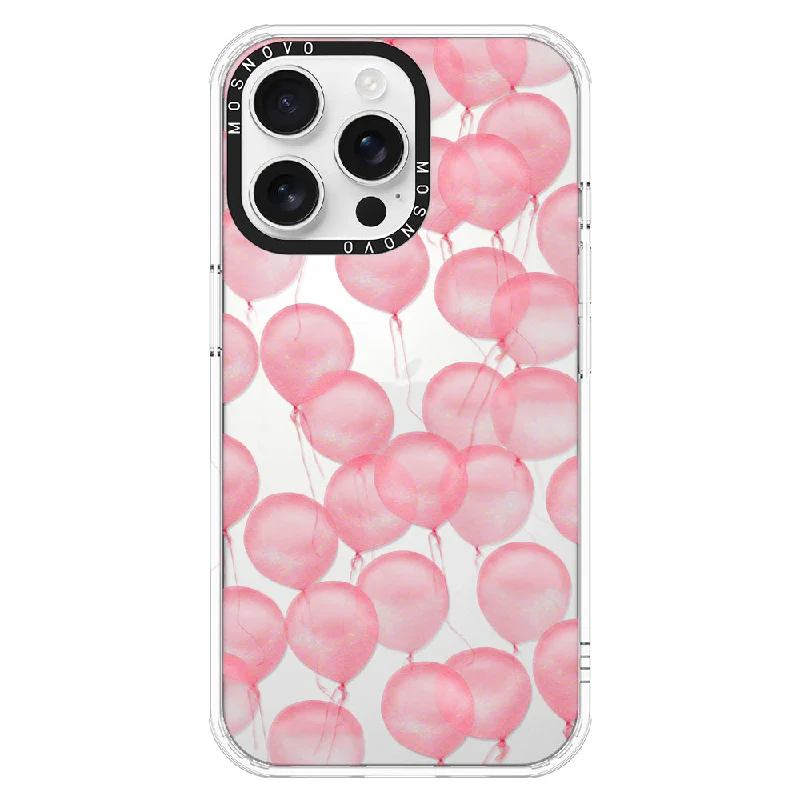 Pink Ballons Phone Case - iPhone 16 Pro Max Case