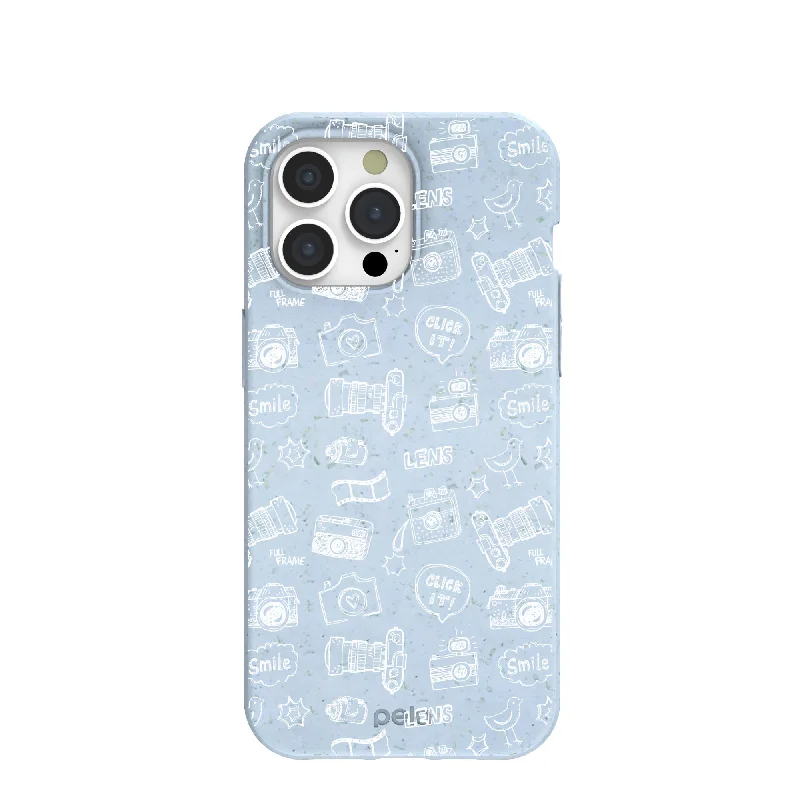 Powder Blue Camera Craze iPhone 15 Pro Max Case