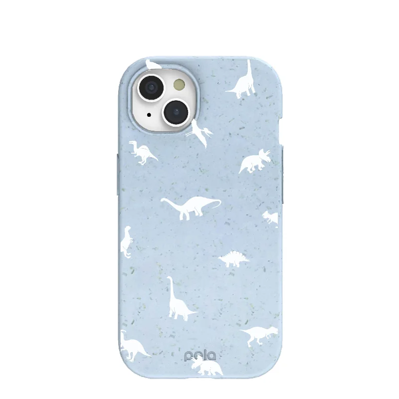 Powder Blue Lil Dinos iPhone 15 Case