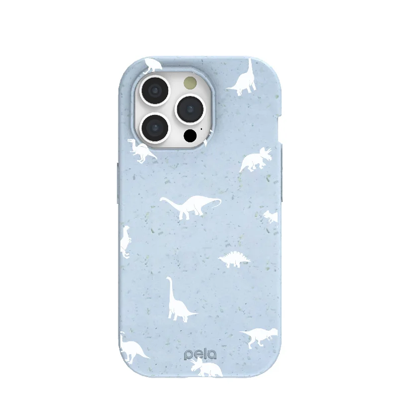 Powder Blue Lil Dinos iPhone 15 Pro Case