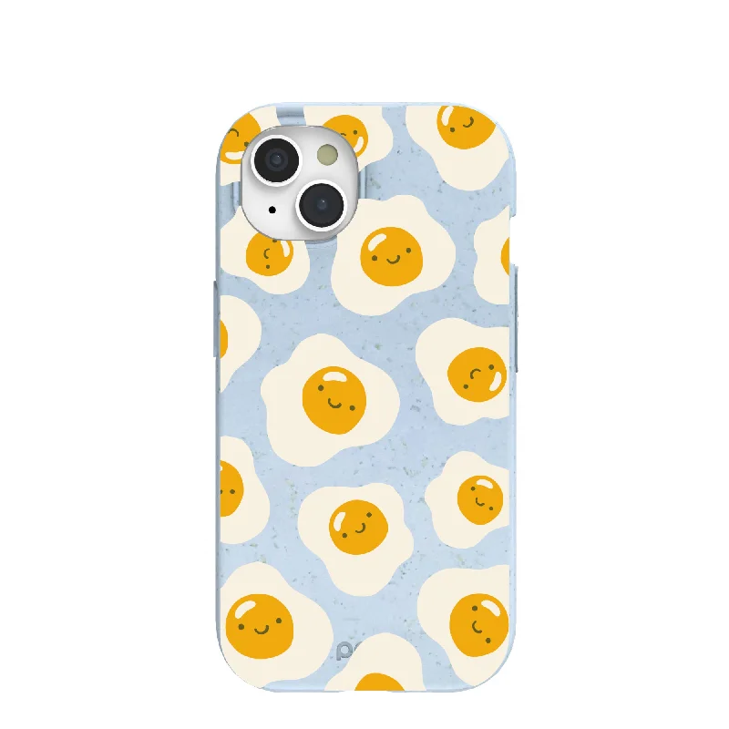 Powder Blue Sunny Side Up iPhone 15 Case