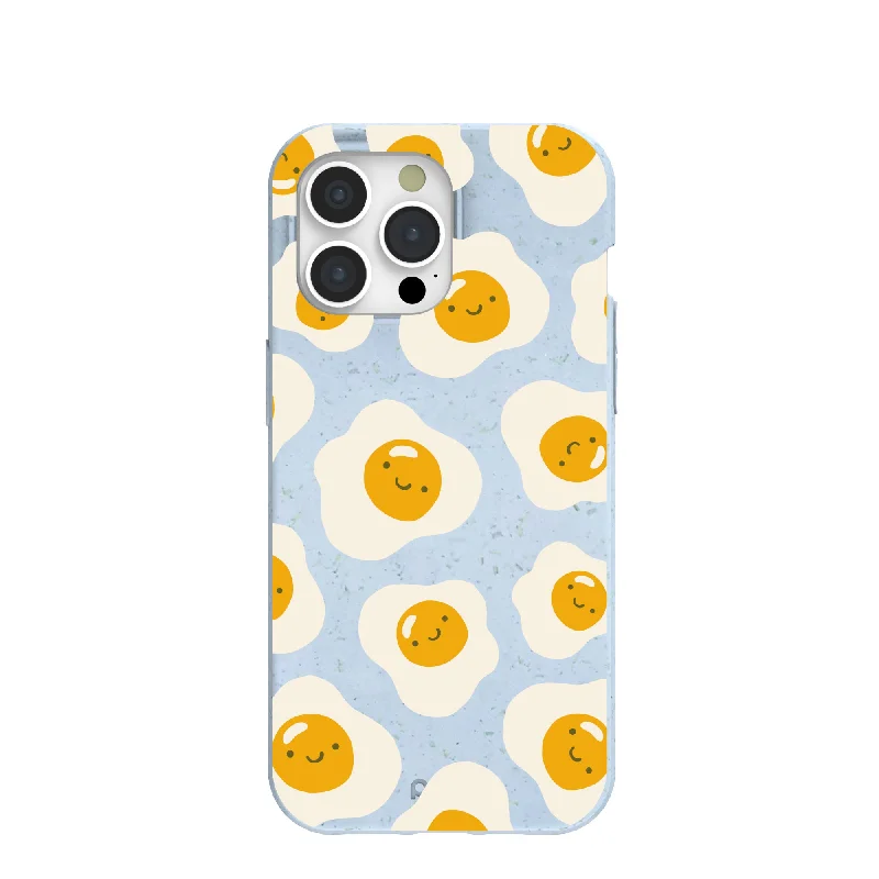 Powder Blue Sunny Side Up iPhone 15 Pro Max Case