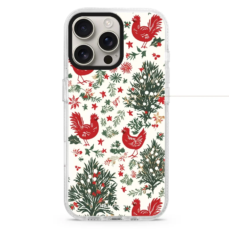 Rustic Noel Bliss iPhone Ultra Clear Case