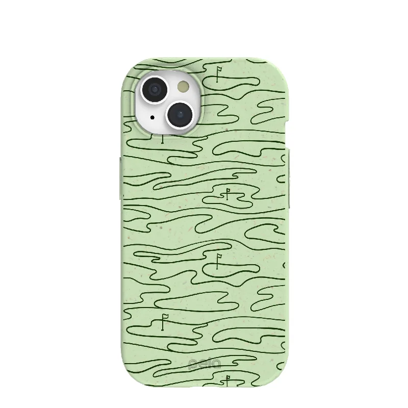 Sage Green Fairway iPhone 15 Case