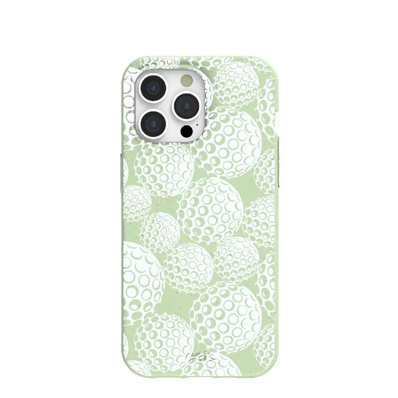 Sage Green Golf Balls iPhone 15 Pro Max Case