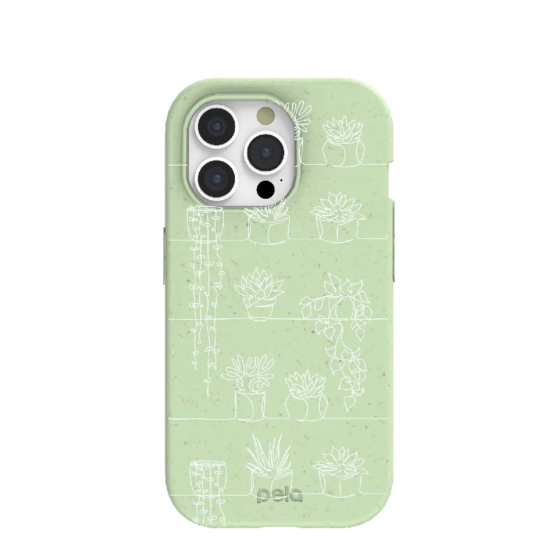 Sage Green Green Cascade iPhone 15 Pro Case