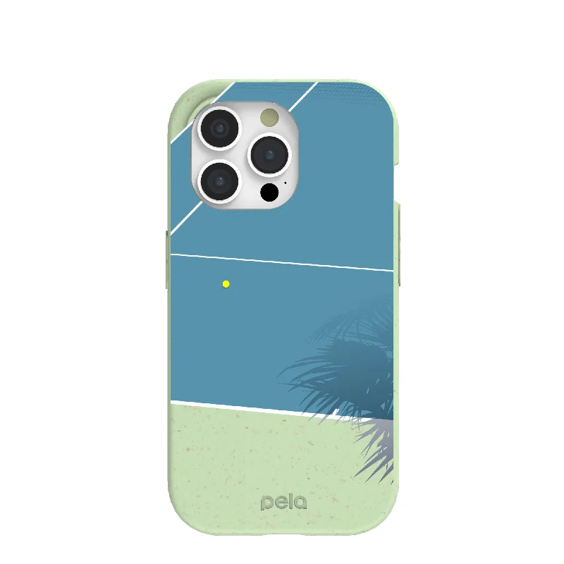 Sage Green Tennis Court iPhone 15 Pro Case