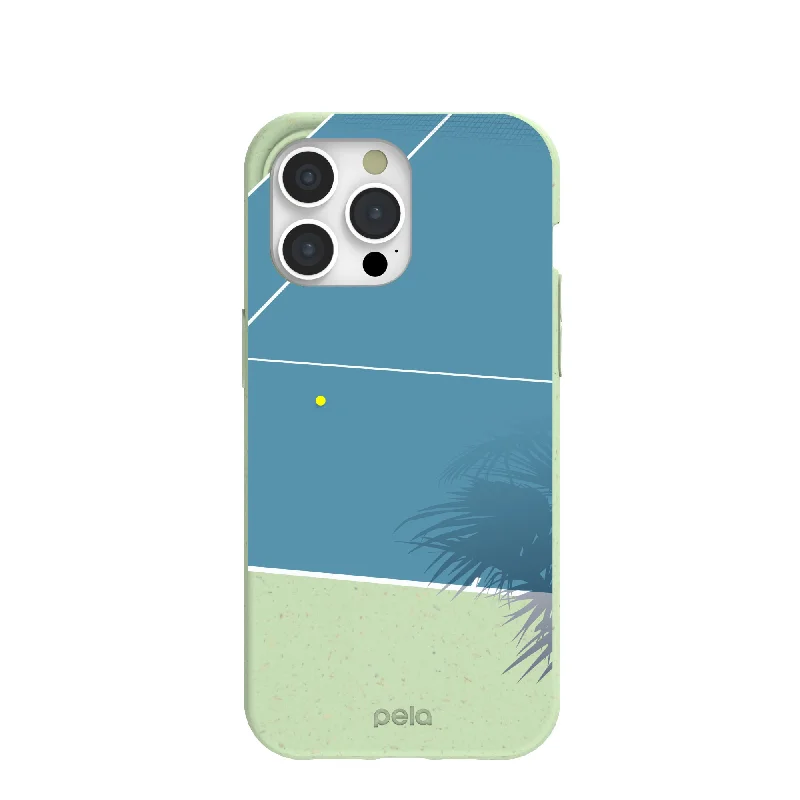 Sage Green Tennis Court iPhone 15 Pro Max Case