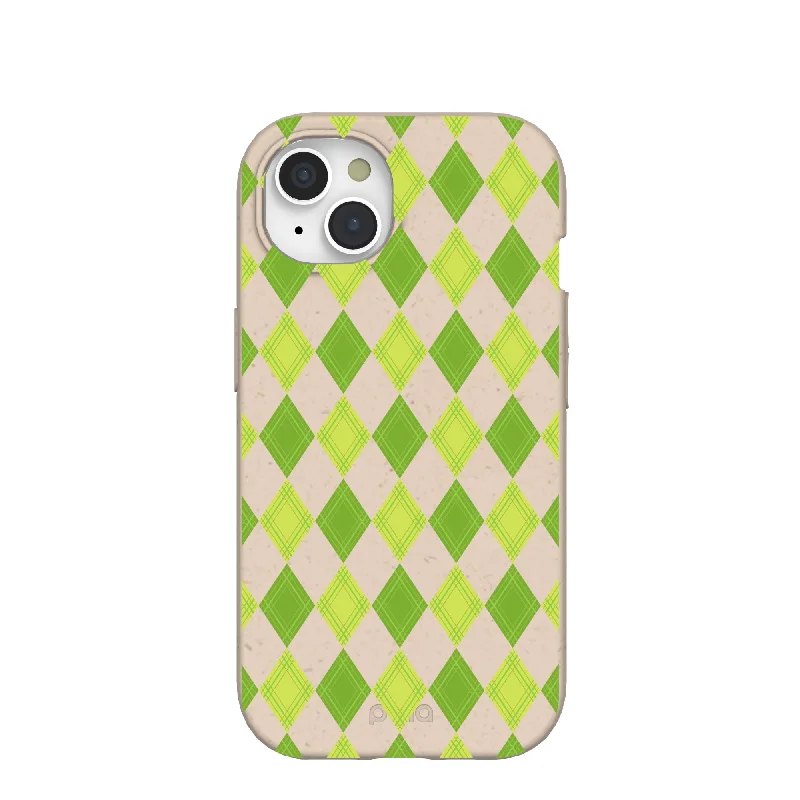 Seashell Argyle iPhone 15 Case