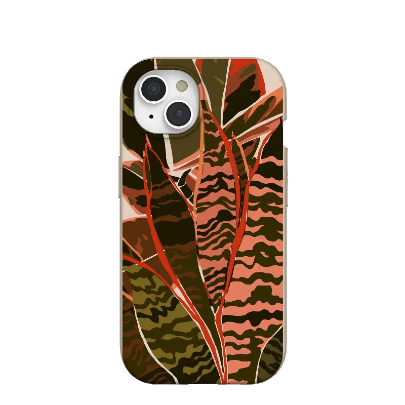 Seashell Foliage iPhone 15 Case