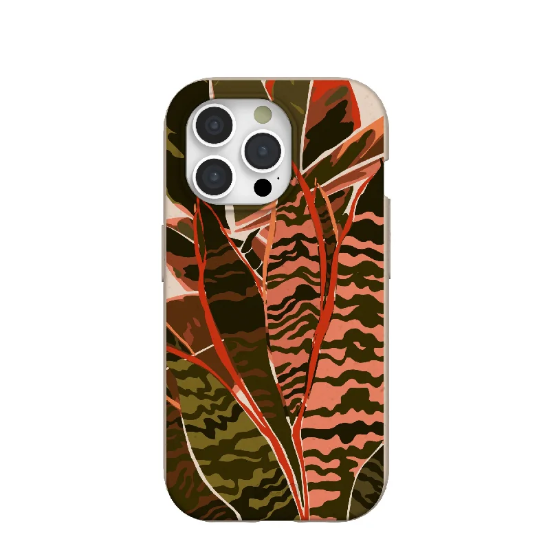 Seashell Foliage iPhone 15 Pro Case