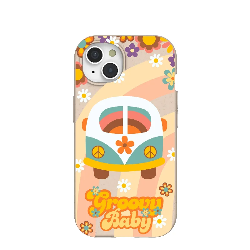 Seashell Groovy Bus iPhone 15 Case