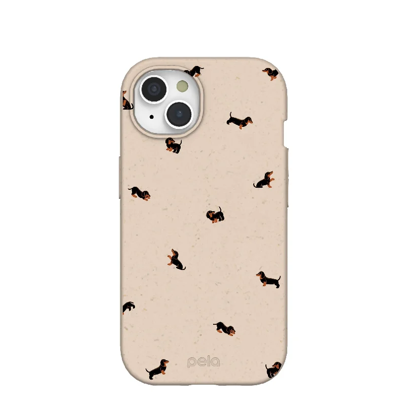 Seashell Lil Dachshunds iPhone 15 Case