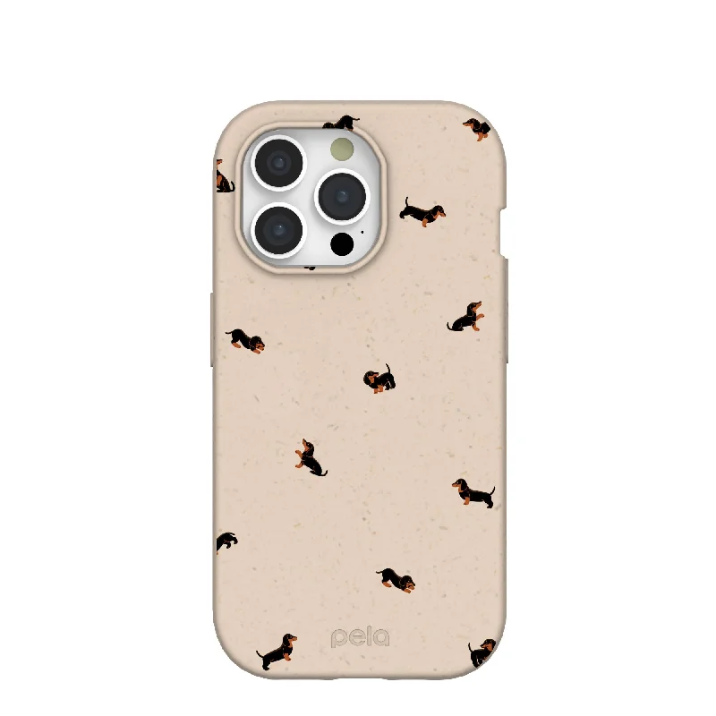 Seashell Lil Dachshunds iPhone 15 Pro Case