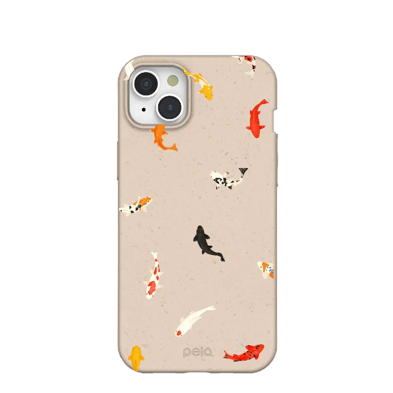 Seashell Lil Koi iPhone 15 Plus Case