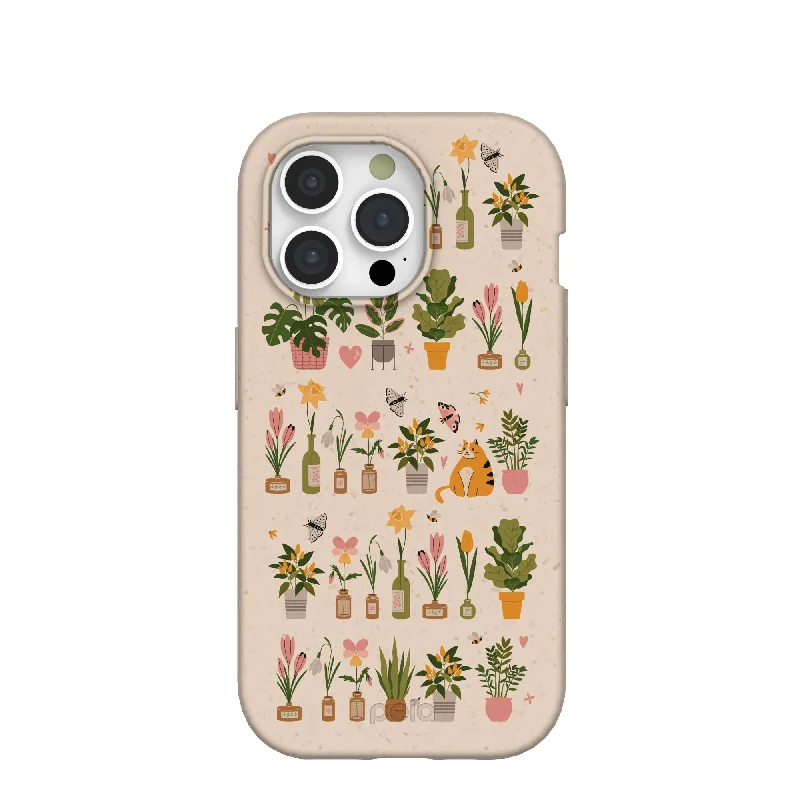 Seashell Plants and Blooms iPhone 15 Pro Case