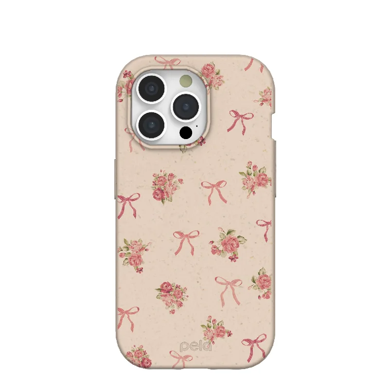 Seashell Roses and Bows iPhone 15 Pro Case