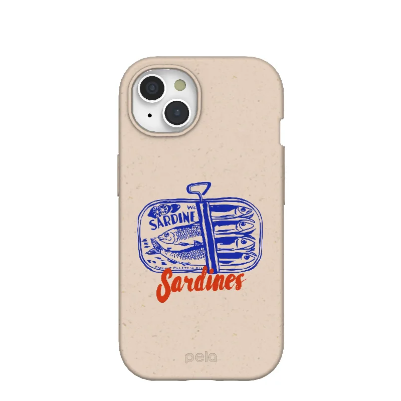 Seashell Sardines iPhone 15 Case