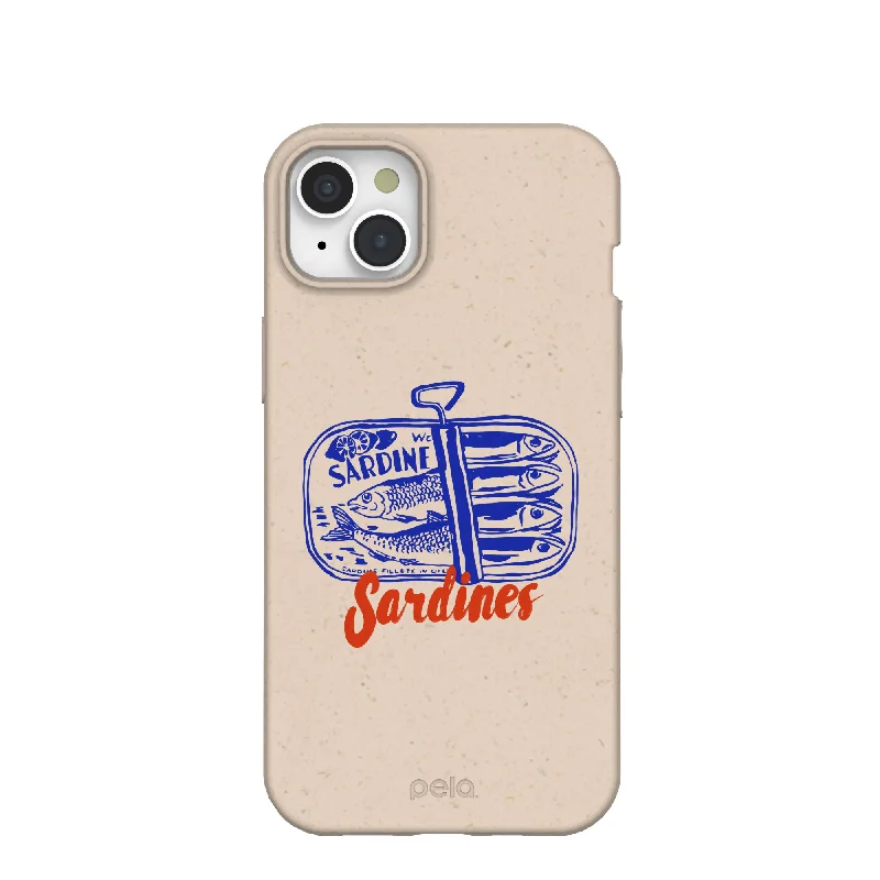 Seashell Sardines iPhone 15 Plus Case